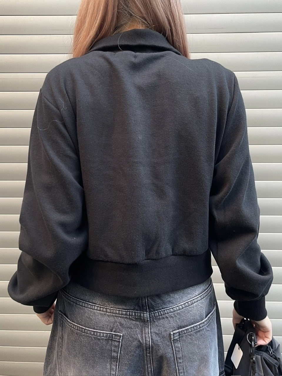 受注制【nmtc +】ribbon zip up jacket (2color) / 【エヌエムティーシープラス】リボンジップアップ長袖ジャケット