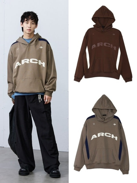 【ARCH by ROARINGWILD】PREPPY STYLE HOODIE