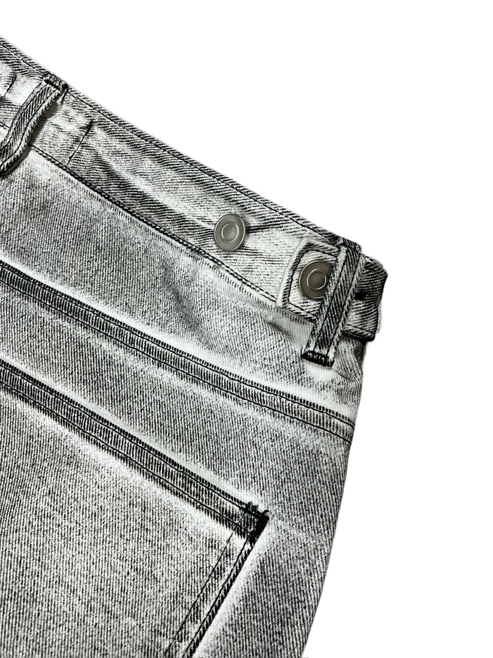 【Never mind the XU】pocket cargo denim pants 2 (2color) / 【ネバーマインドザエックスユー】ポケットカーゴワイドデニムパンツ