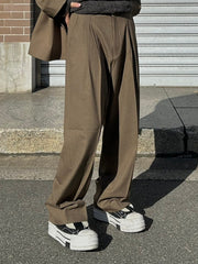受注制【Chikashitsu +】set up belt slacks (3color)