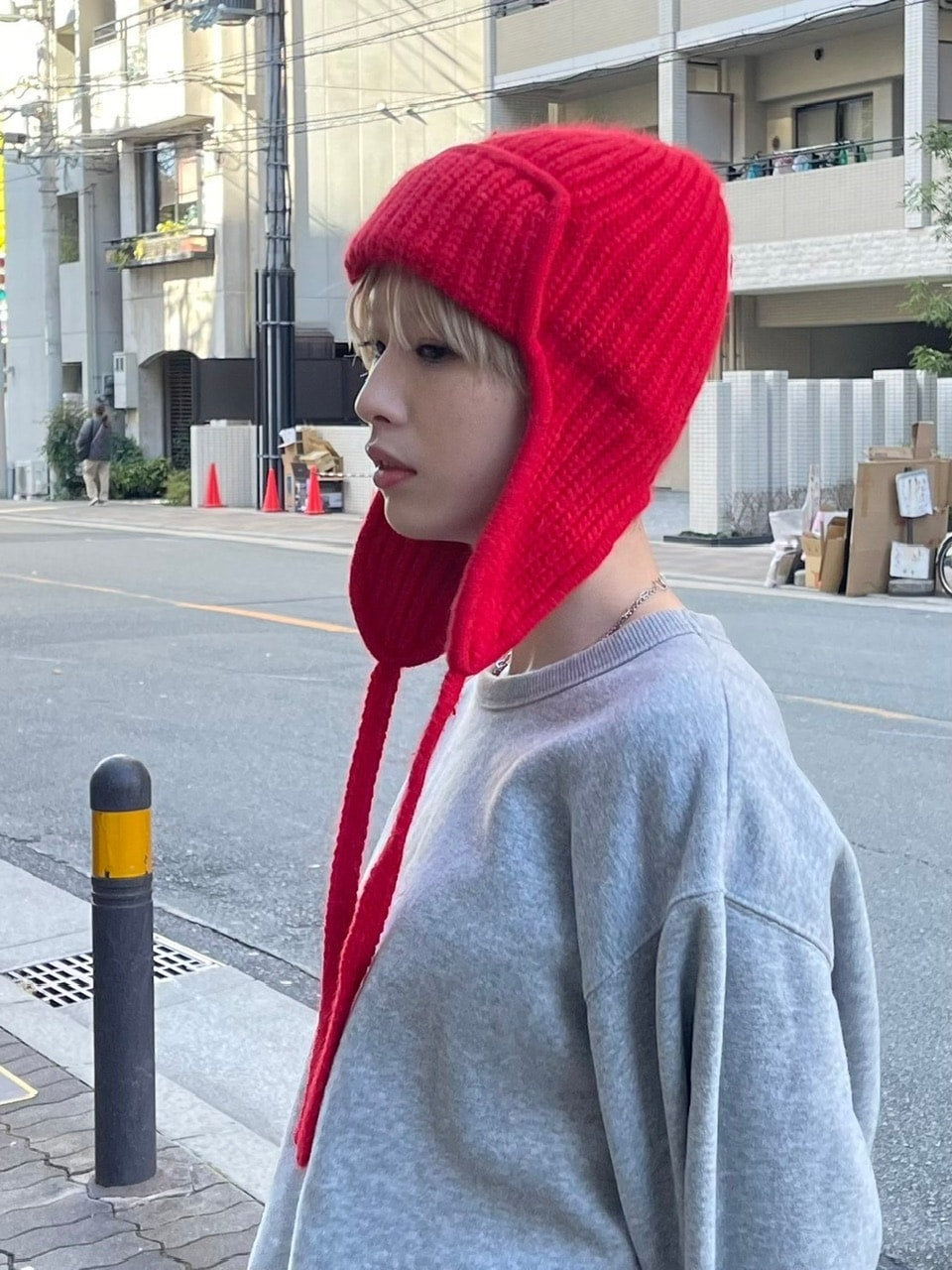 受注制【Chikashitsu +】flight knit cap (5color)