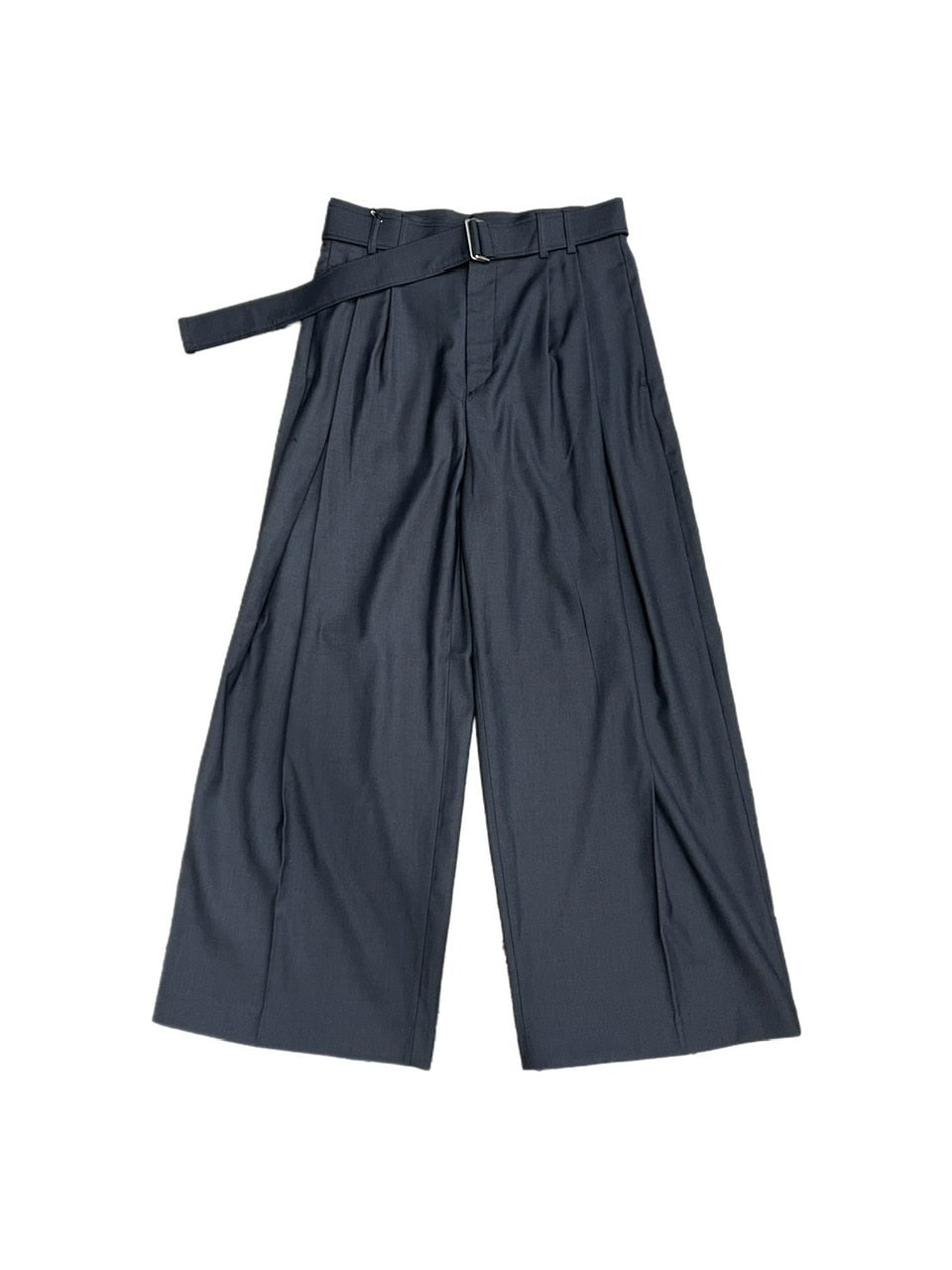 受注制【Chikashitsu +】belt wide slacks (3color) – PRESSING WEB SHOP
