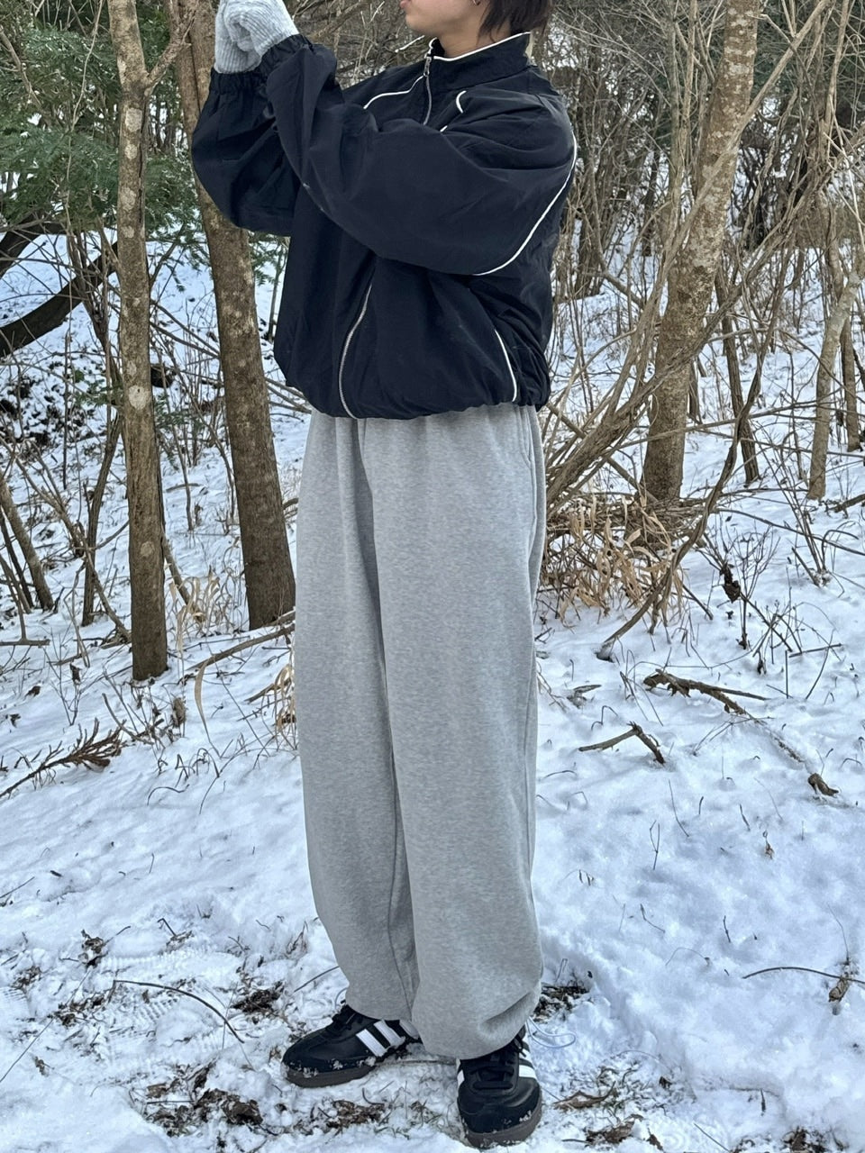 受注制【RENOL】piping nylon jacket (2color)