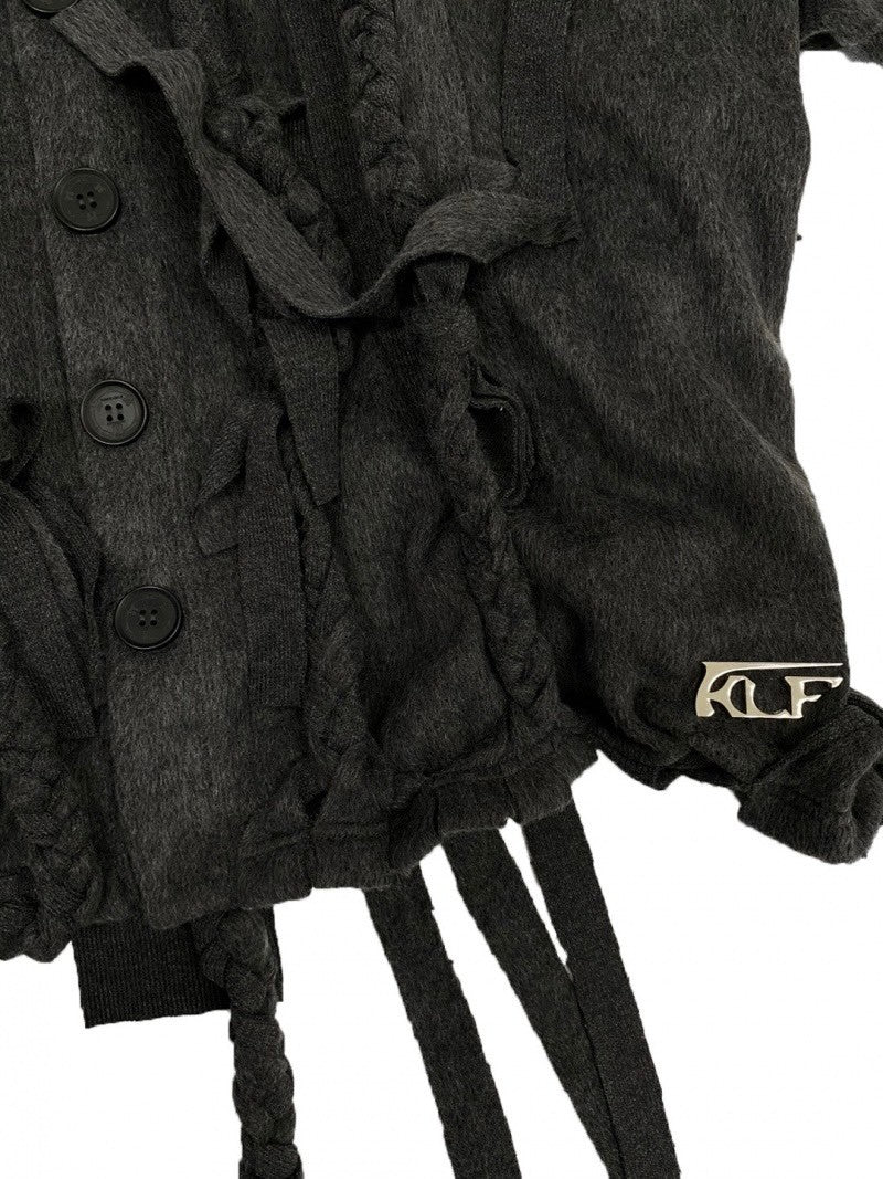 【ASSEMBLE STATION×KLF AIRLINE】TWIST ANGORA CARDIGAN
