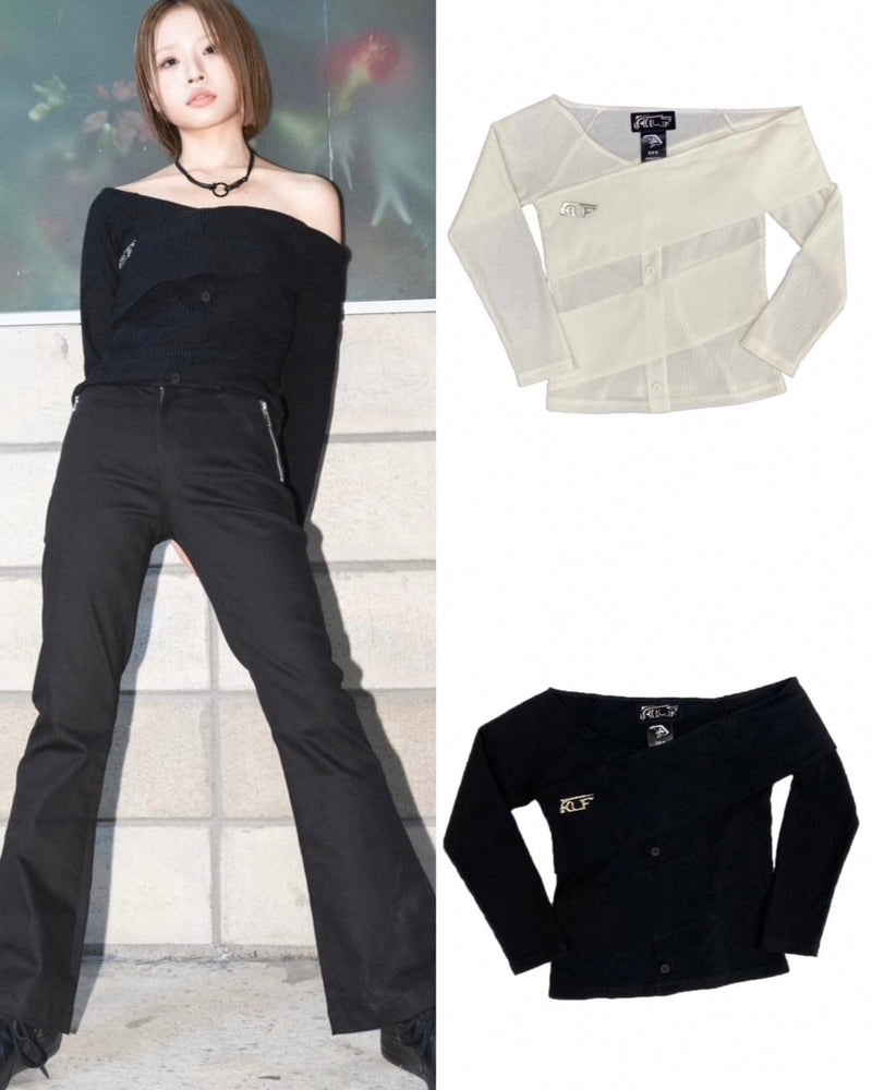 【ASSEMBLE STATION×KLF AIRLINE】DRAPING OFF SHOULDER