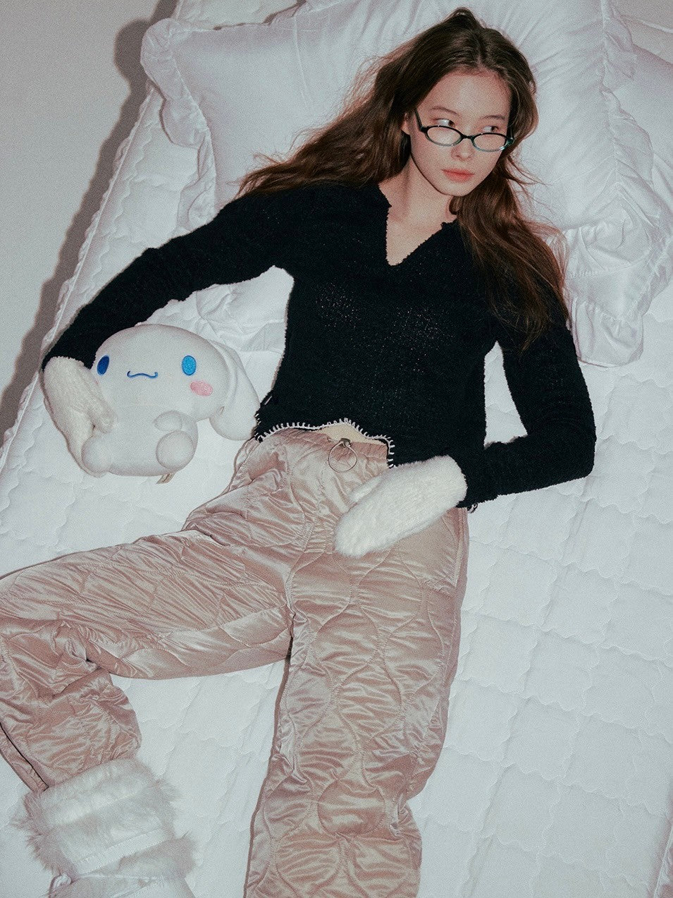 【CRANK】ANGORA MITTENS