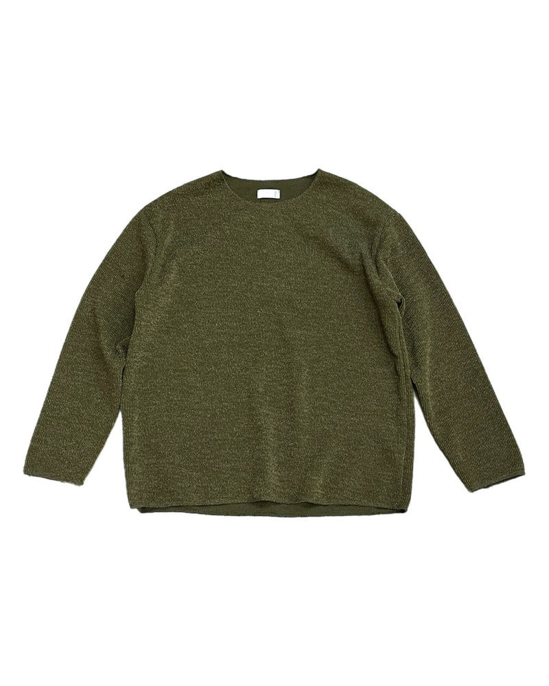 【Chikashitsu +】unisex over knit (4color) / 【チカシツプラス】ユニセックスオーバーサイズ長袖ニット