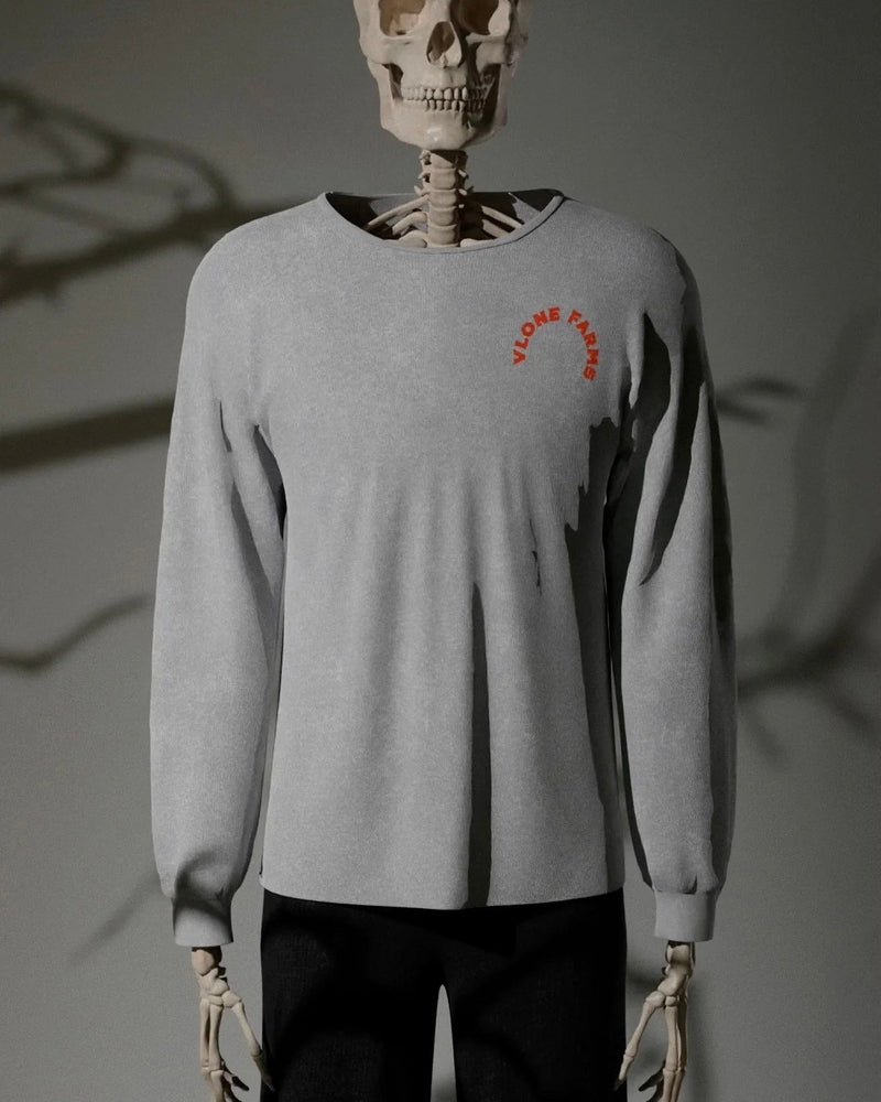 【VLONE】Gatekeeper Framer Long Sleeve T-Shirt / 【ヴィーローン】ロゴプリント長袖Tシャツ