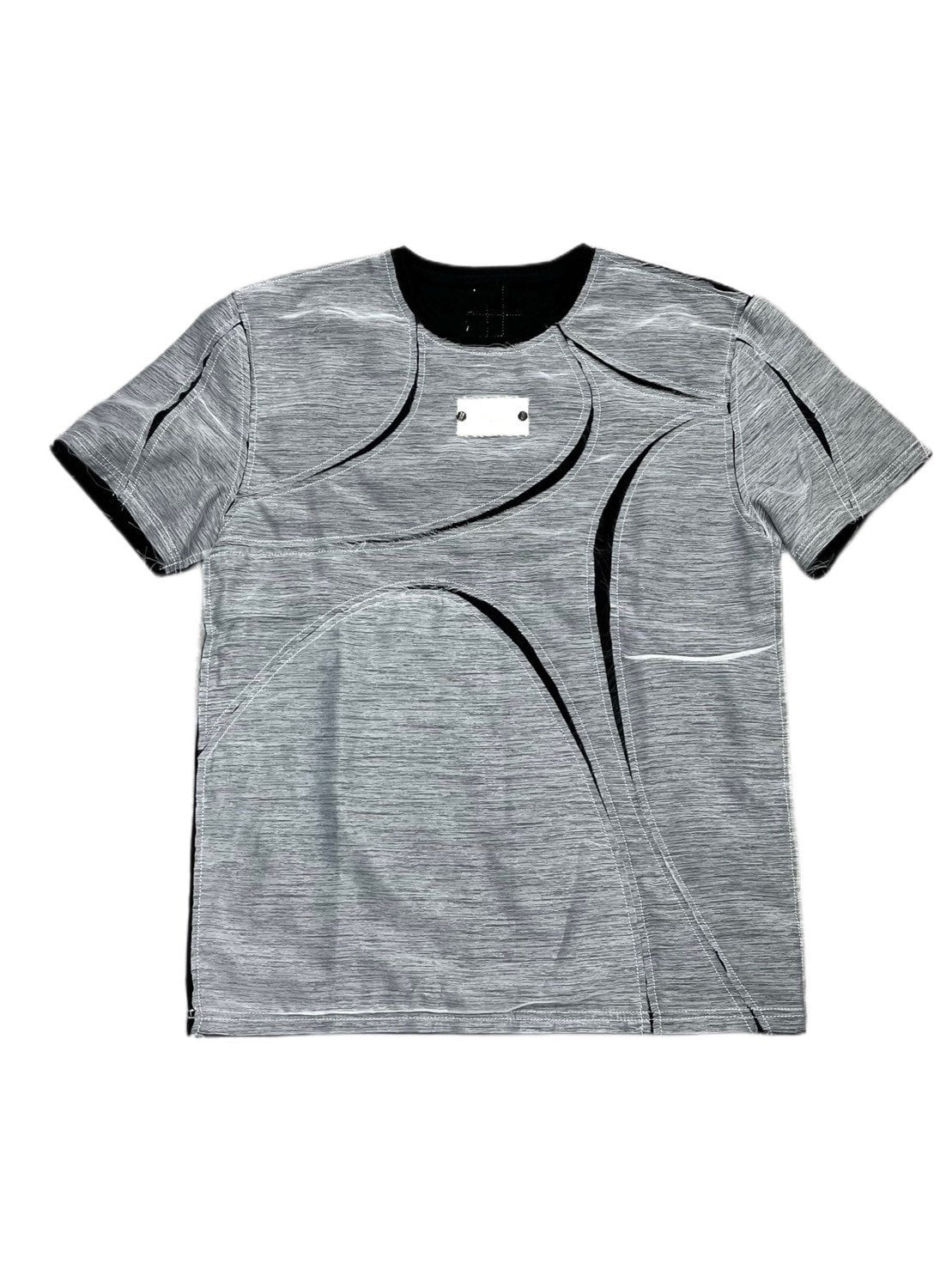 【BLR BLUER】Organza T-shirts / 【ビーエルアールブラー】オーガンザプリント半袖Tシャツ