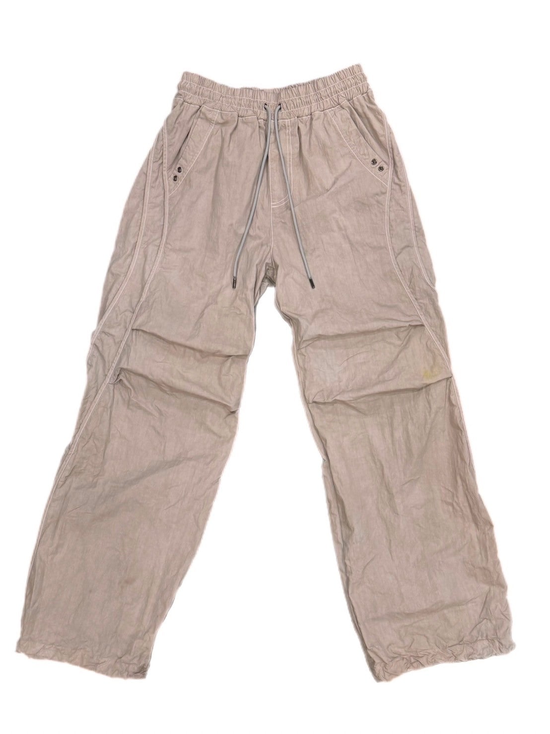 【BLR BLUER】Dyed Nylon Waist String Pants / 【ビーエルアールブラー】ダイドナイロンウエストストリングカーゴパンツ