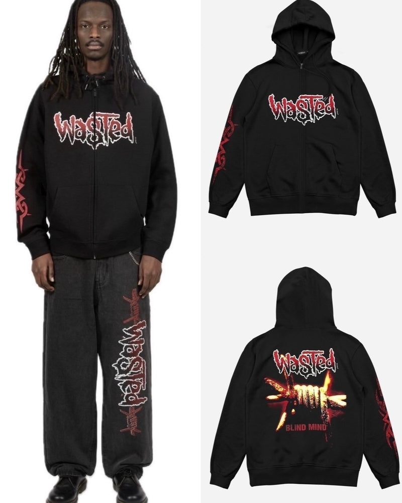【WASTED PARIS】HOODIE ZIP BLIND