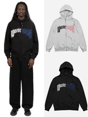 【WASTED PARIS】HOODIE ZIP DARK PITCHER