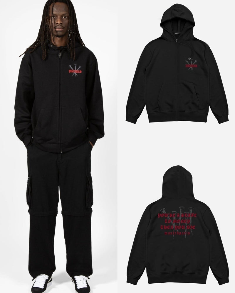 【WASTED PARIS】HOODIE ZIP STAKE
