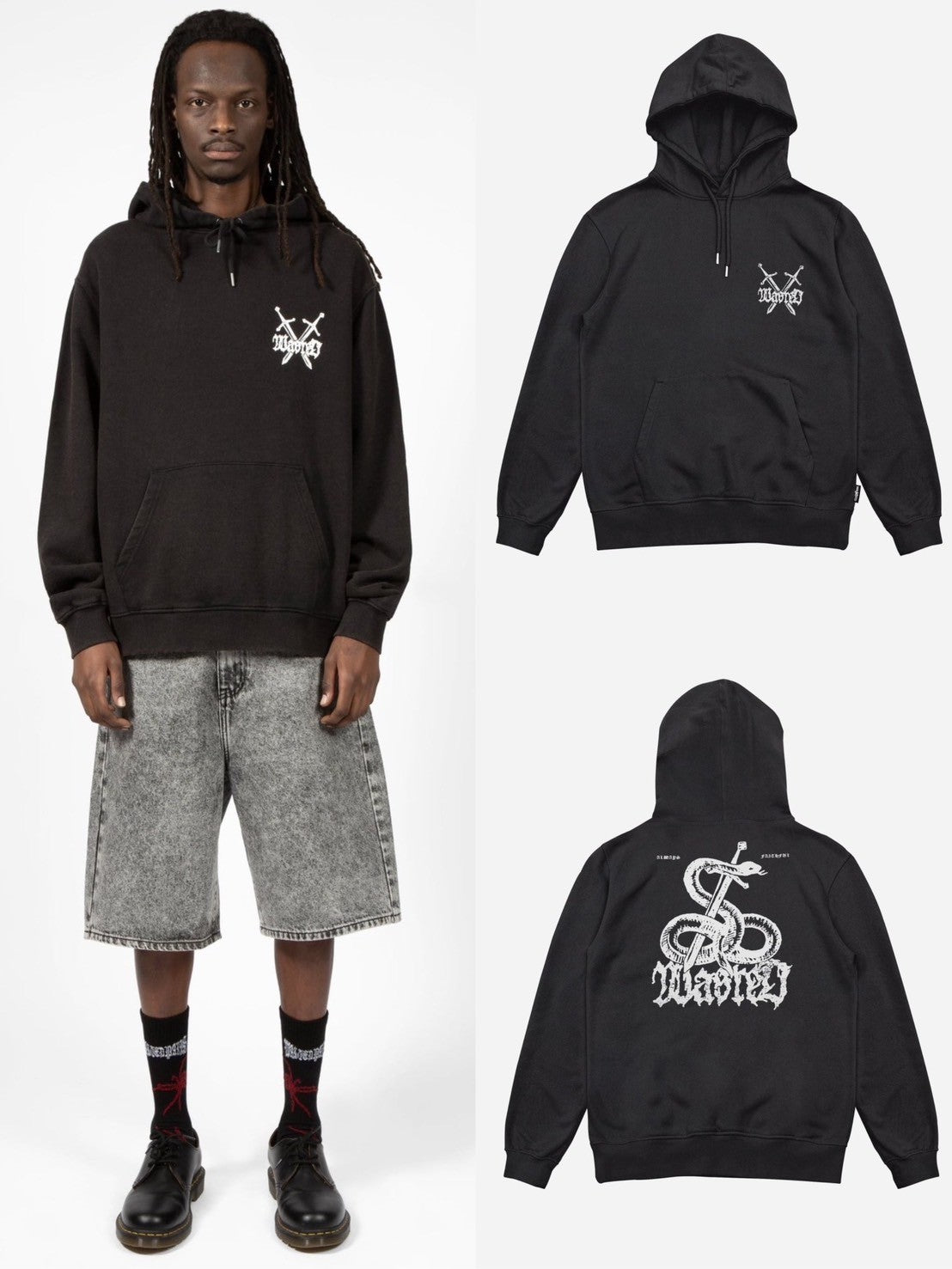 【WASTED PARIS】HOODIE ATRAX