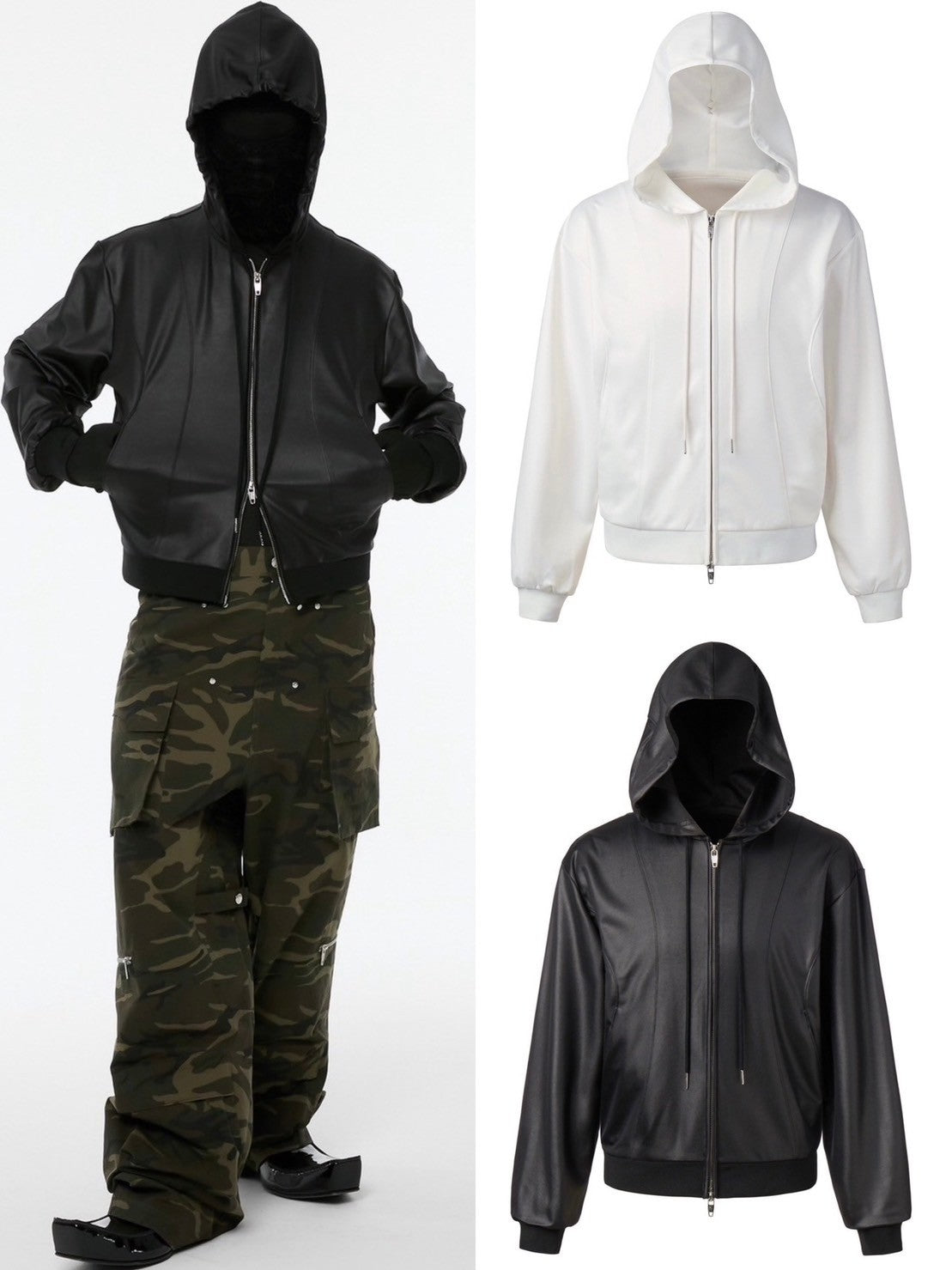 【ANOTHERYOUTH】004-23 athleisure zip-up hoodie