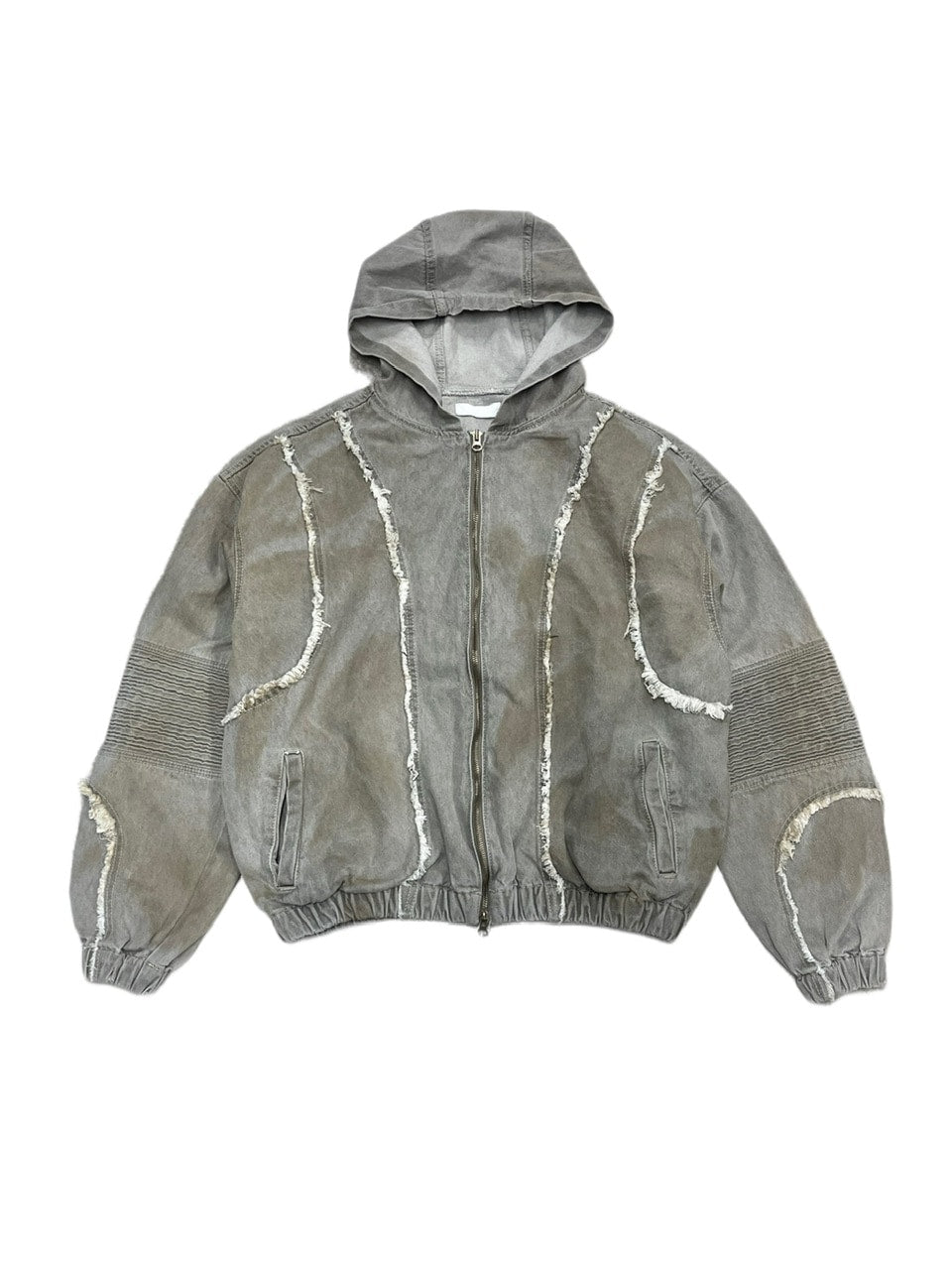 受注制【Never mind the XU】set up grunge denim jacket – PRESSING