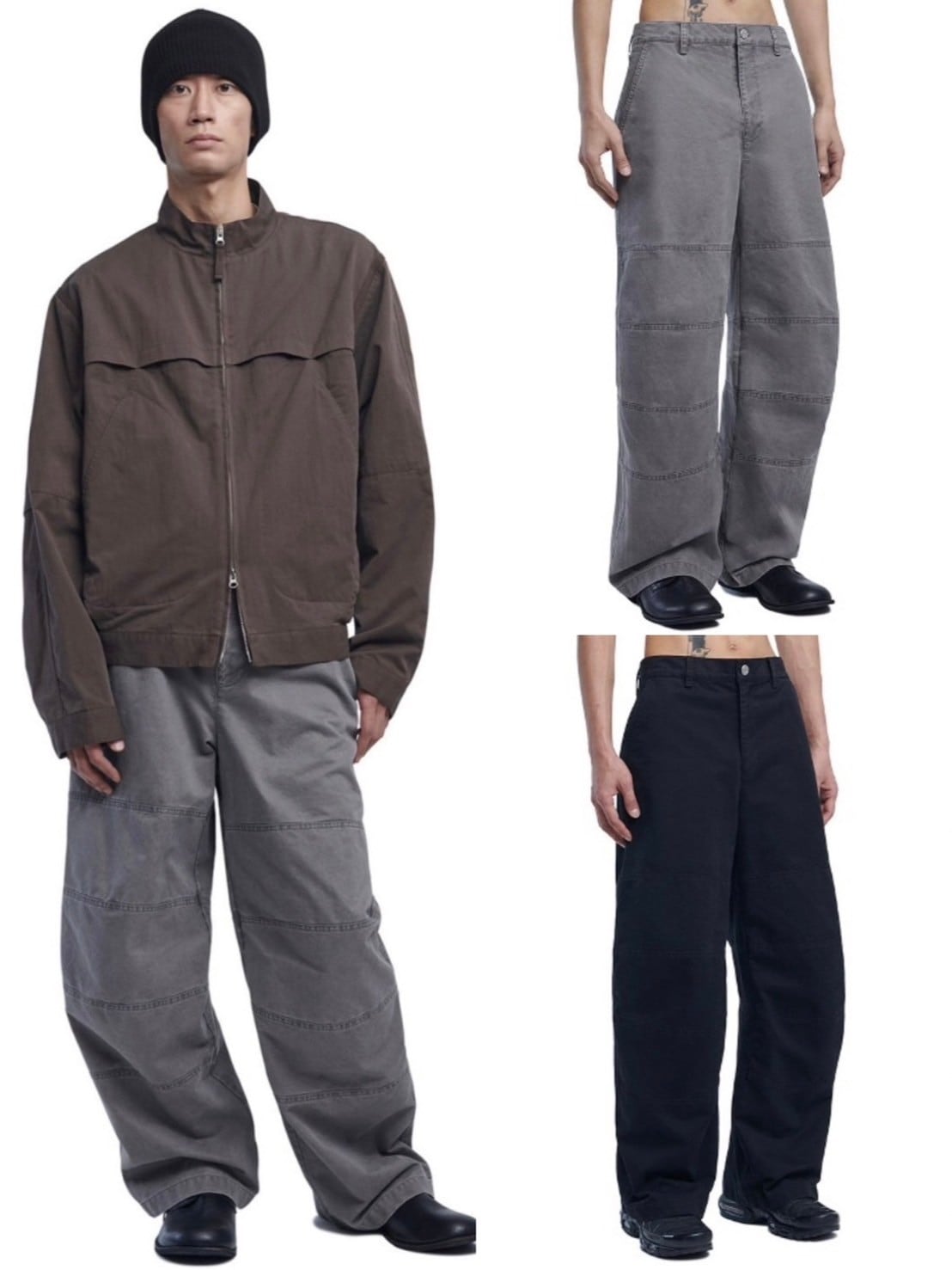 【NOMANUAL】P.D CURVED PANTS