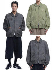 【NOMANUAL】NYLON FLIGHT JACKET
