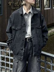 大阪店WEB限定受注制【Chikashitsu +】back design denim jacket