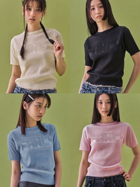 【FANCY CLUB】INNOCENCE KNIT TEE