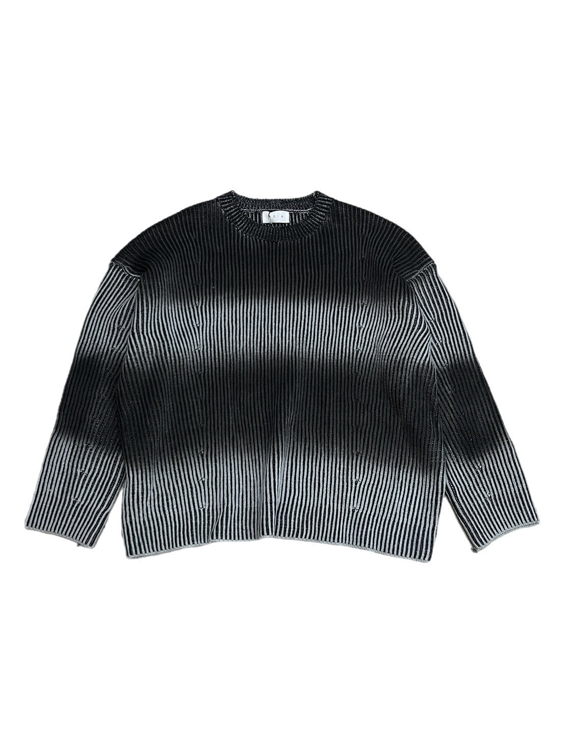 受注制【Chikashitsu +】bleach washing knit (3color) / 【チカシツプラス】ブリーチウォッシング長袖ニット