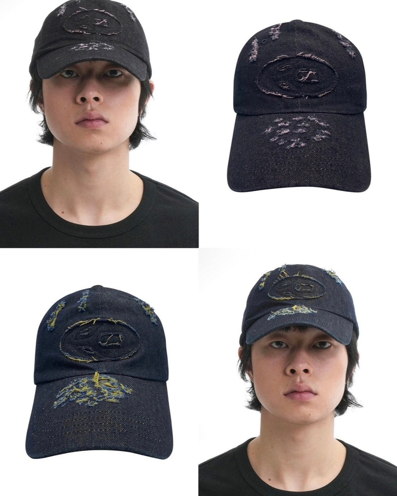【OY】DESTROYED S.L DENIM CAP