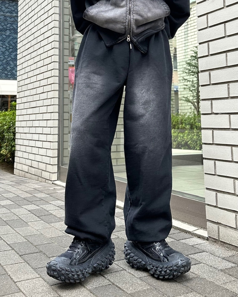 大阪店WEB限定受注制【Chikashitsu +】vintage wash sweat pants