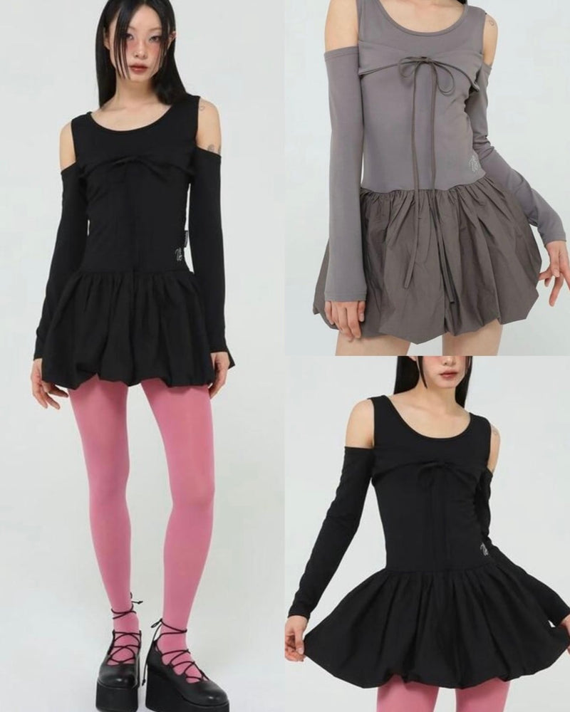 【Uglyshadow】RIBBON PUMPKIN DRESS