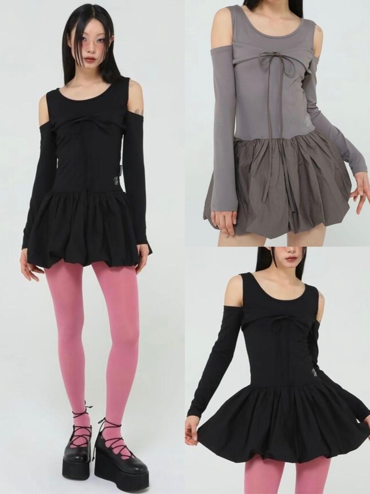 【Uglyshadow】RIBBON PUMPKIN DRESS