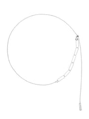 【BLACK PURPLE】CUSTOM layered clip sliding necklace