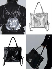 【BLACK PURPLE】Muffin multi bag 2 colors