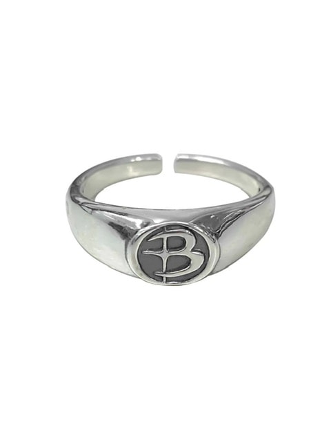 【BLACK PURPLE】silver925 Signity grain ring