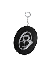 【BLACK PURPLE】Accent card holder key ring