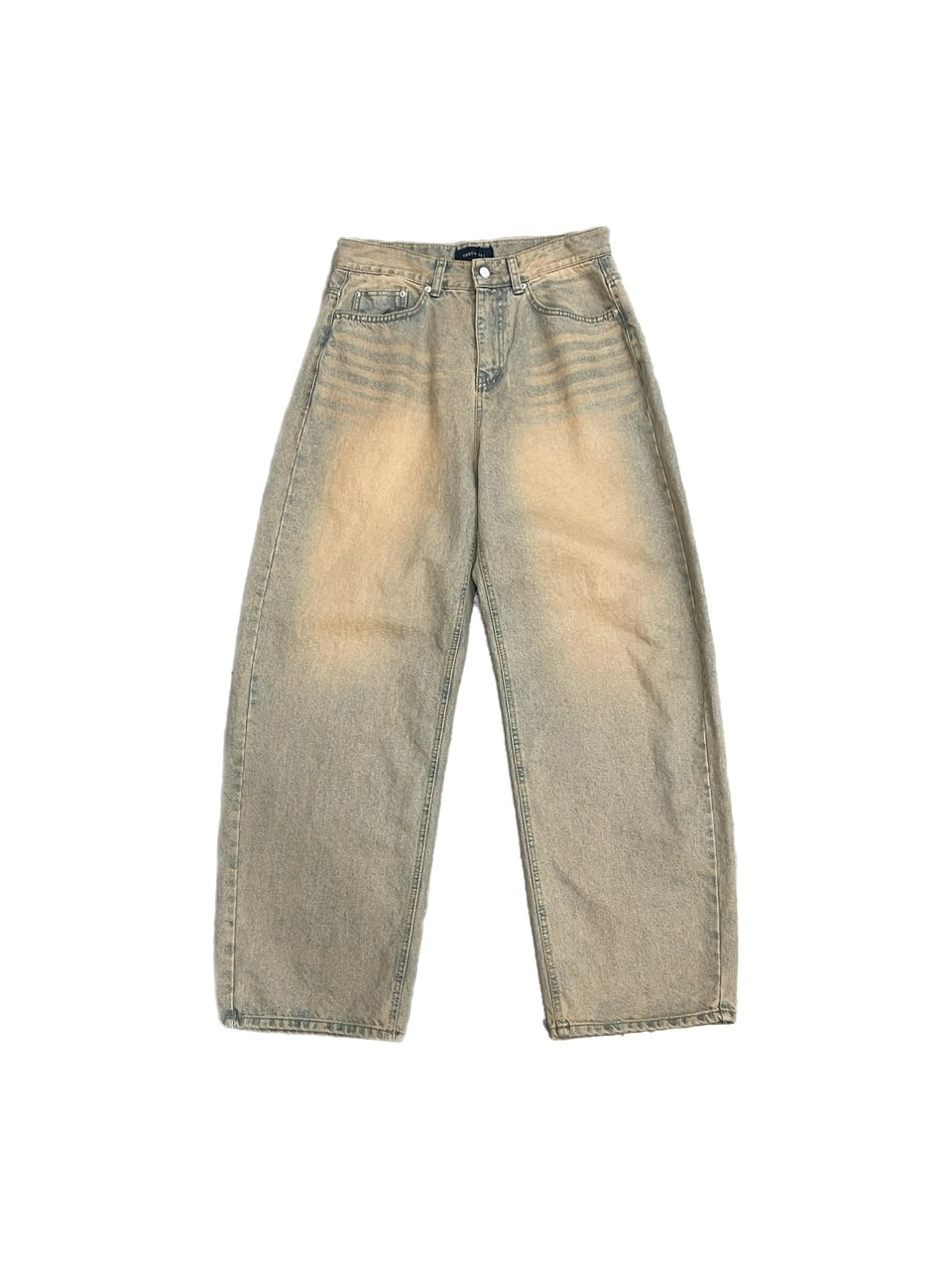【Chikashitsu +】vintage wash semi wide denim pants 3 / 【チカシツプラス】ヴィンテージウォッシュセミワイドデニムパンツ