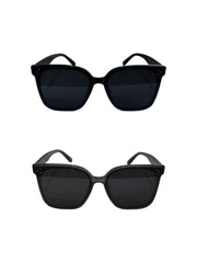 受注制【Chikashitsu +】big frame sunglasses 2 (2color) / 【チカシツプラス】ビッグフレームサングラス