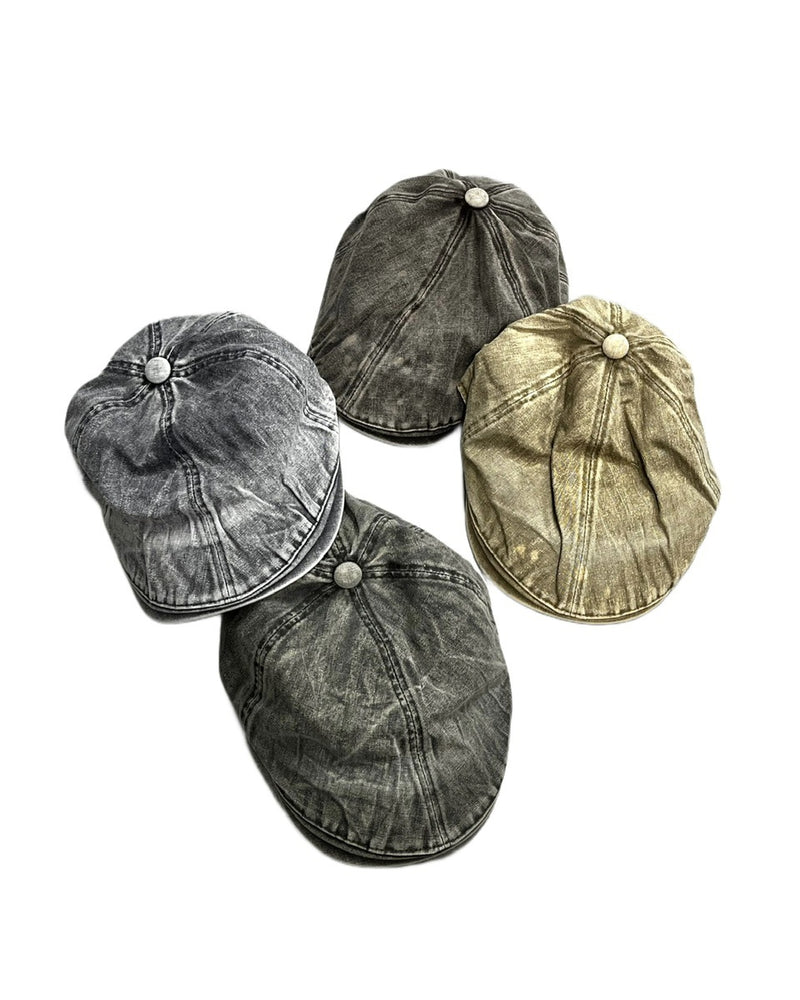 受注制【Never mind the XU】denim hunting cap (4color)