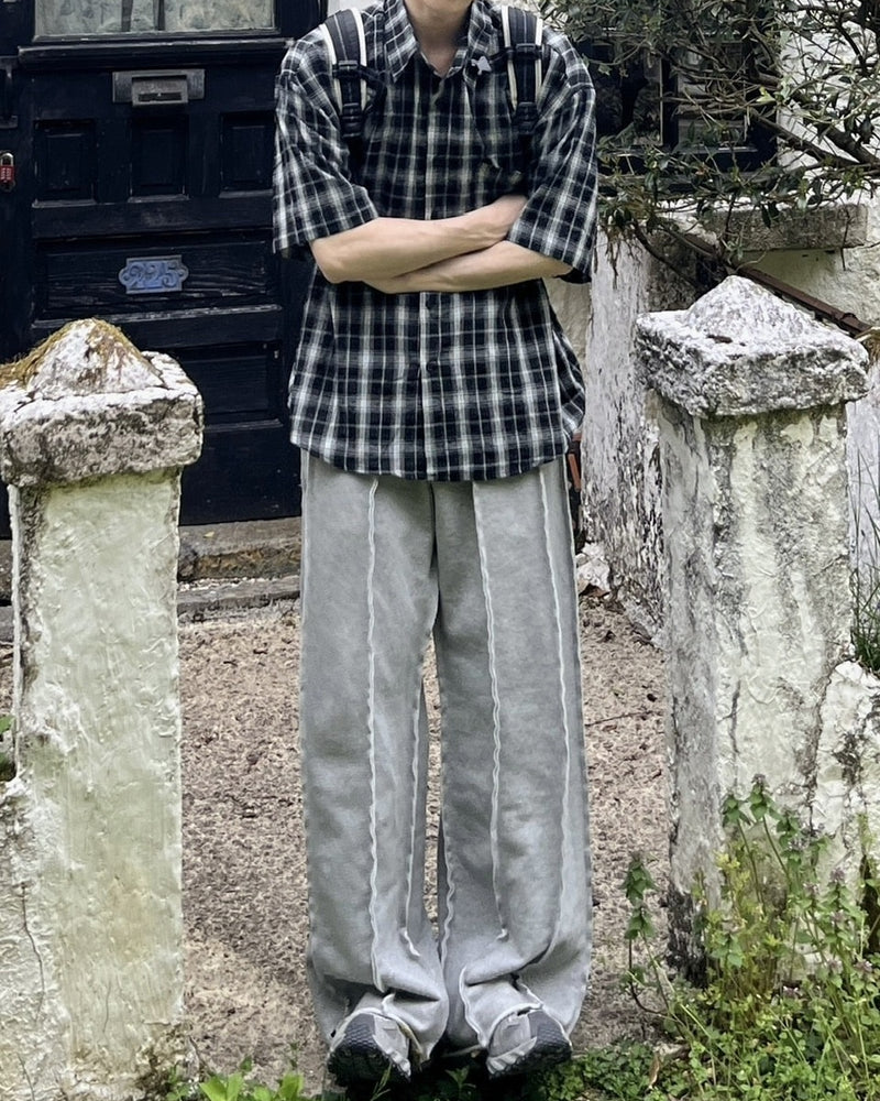 受注制【youll】tartan check shirt (4color)