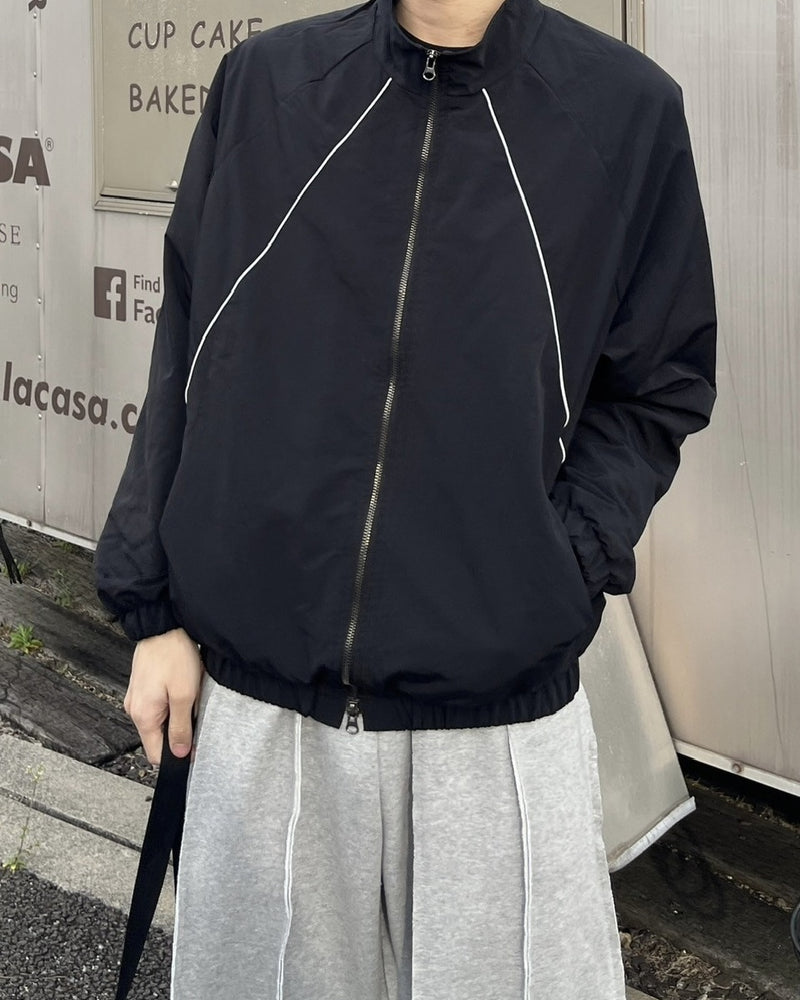受注制【youll】piping nylon jacket (2color)
