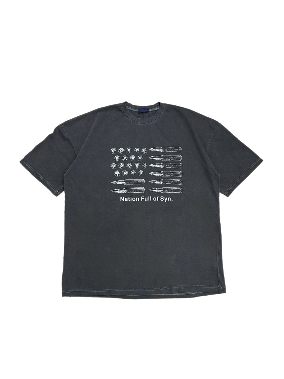 大阪店WEB限定【Chikashitsu +】pigment bullet t-shirt