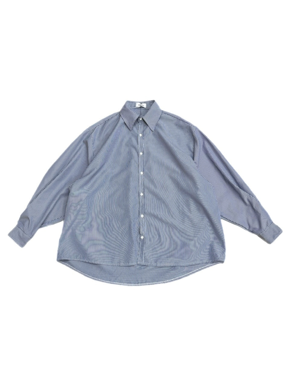 受注制【Chikashitsu +】oversized stripe shirt (2color) – PRESSING
