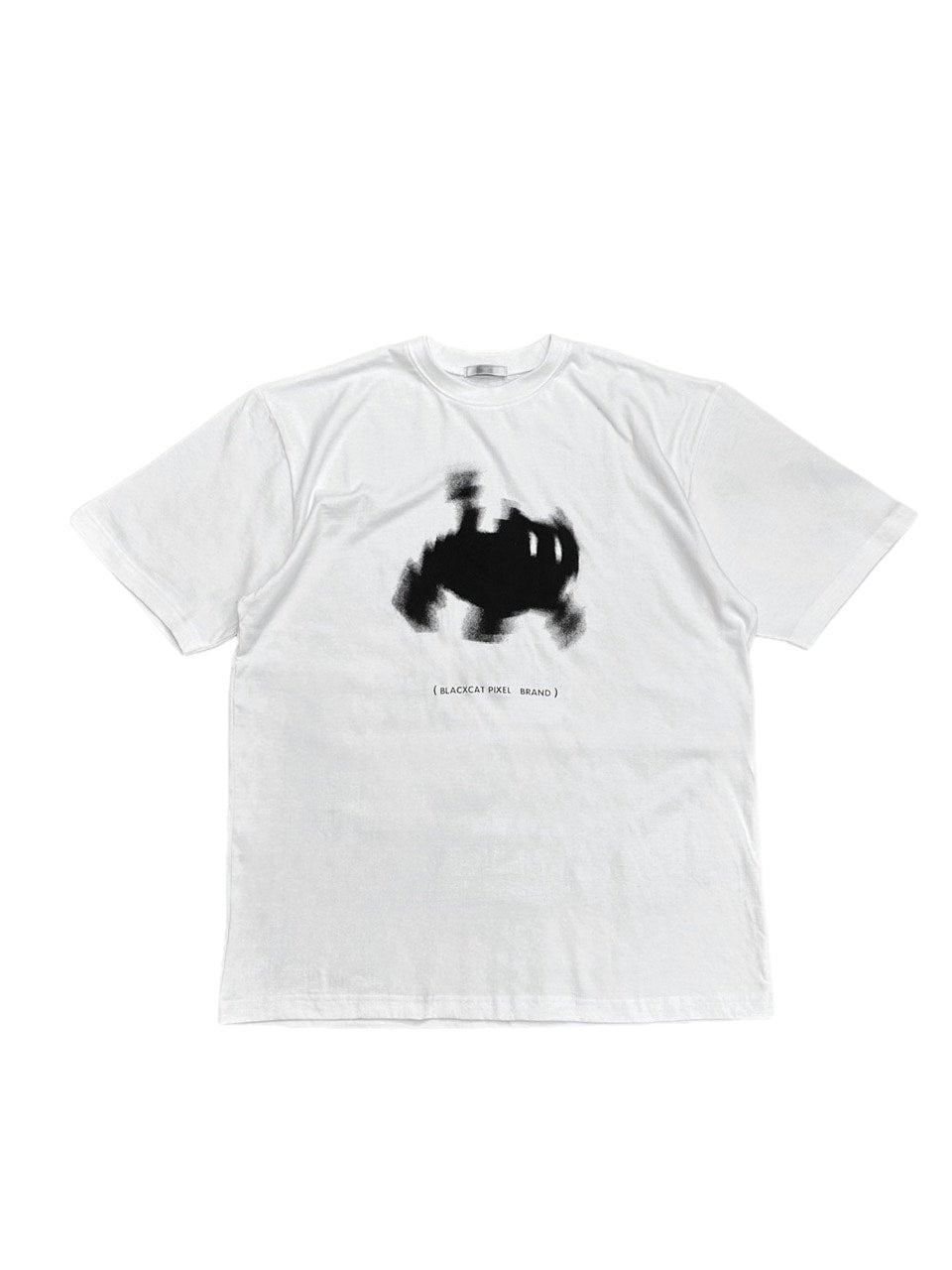 大阪店WEB限定【Chikashitsu +】oversized pixel cats t-shirt (2color)