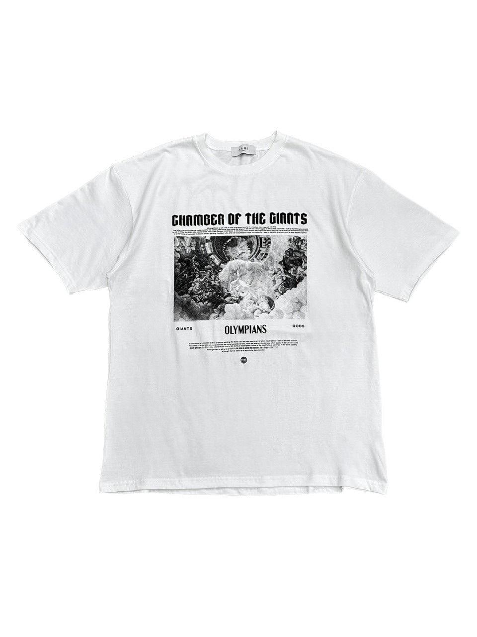大阪店WEB限定【Chikashitsu +】oversized olympos t-shirt (2color)