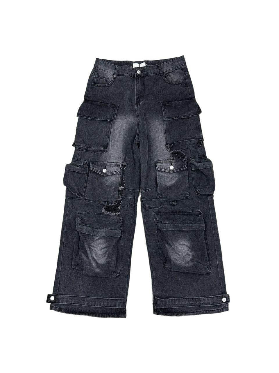 大阪店WEB限定【Chikashitsu +】utility cargo denim pants
