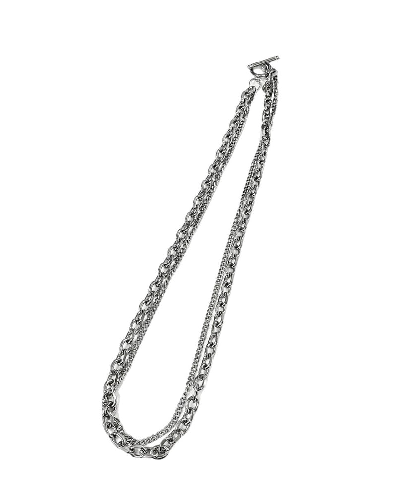 【Chikashitsu +】double chain necklace