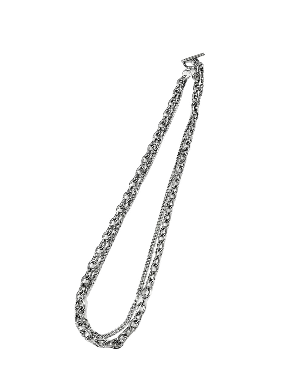 【Chikashitsu +】double chain necklace