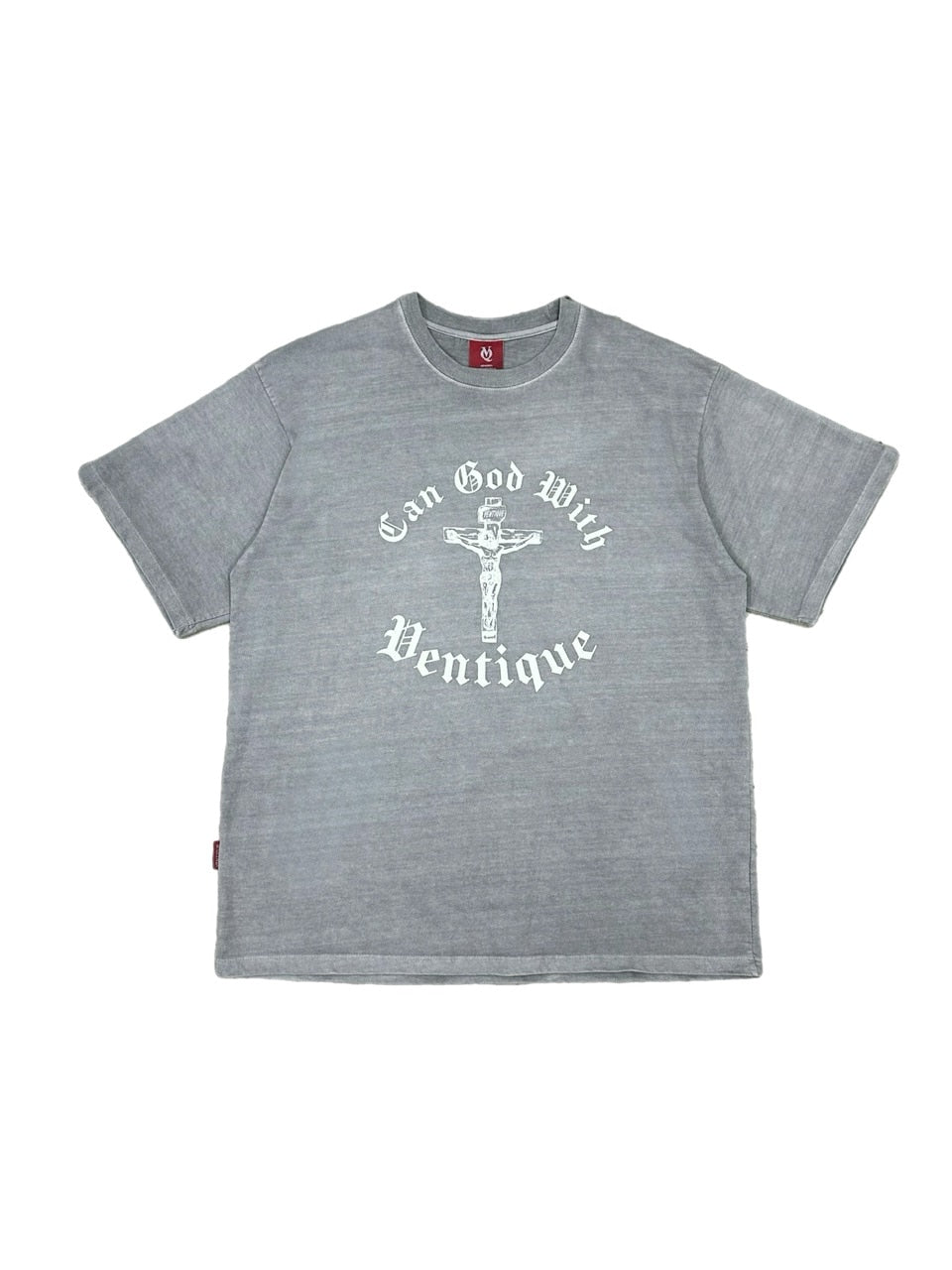 大阪店WEB限定【Chikashitsu +】box fit jesus t-shirt (2color)