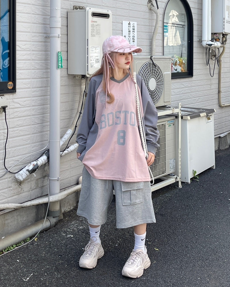 受注制【nmtc +】sports raglan long sleeve tee
