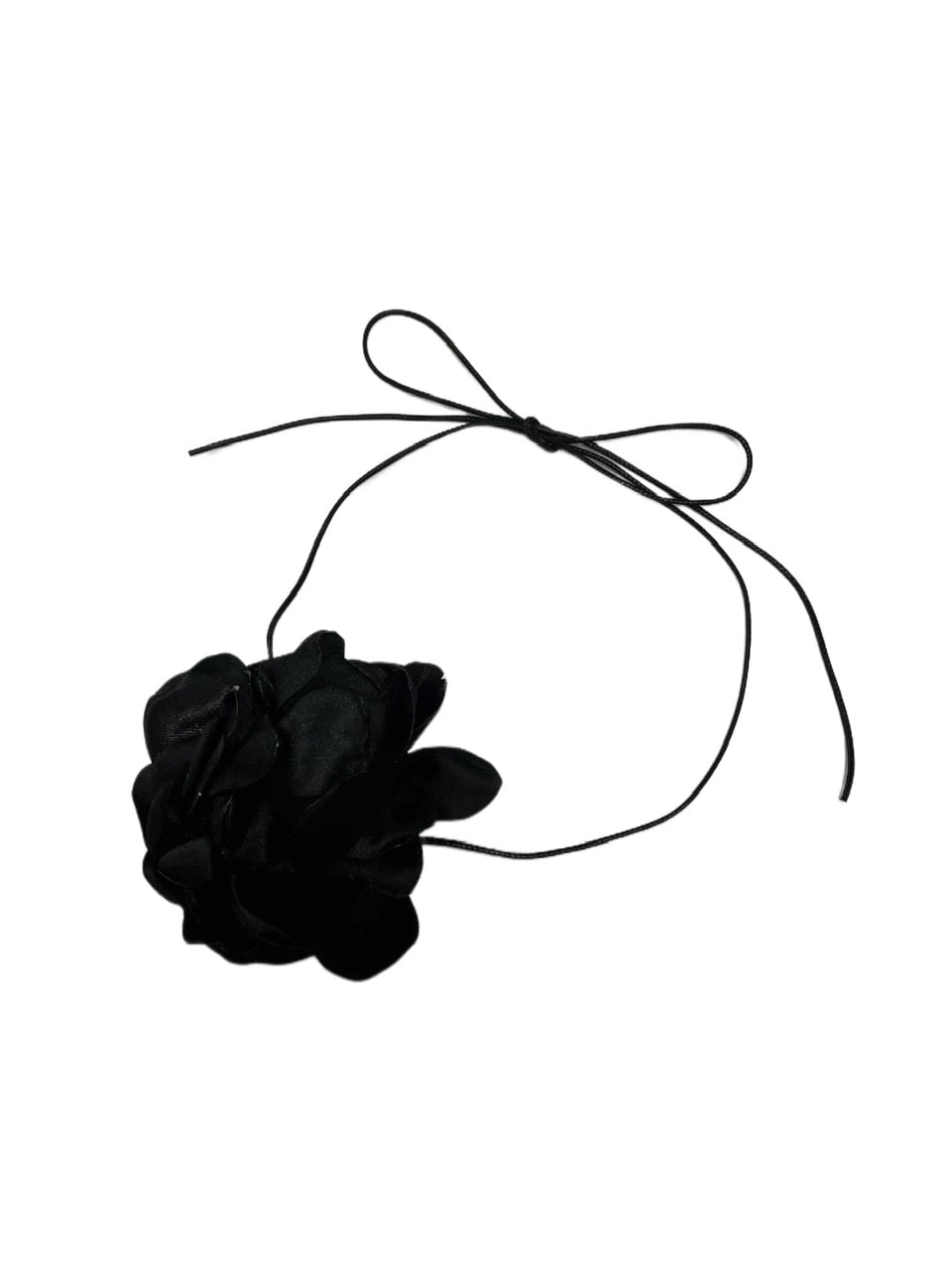 受注制【Never mind the XU】rose motif choker (2color)