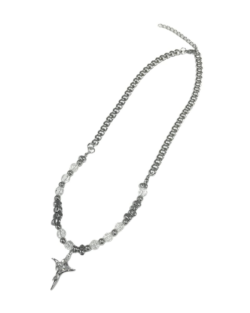 受注制【Never mind the XU】galaxy stone necklace / 【エックスユー ドッグ】ギャラクシーストーンネックレス
