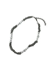 受注制【Never mind the XU】stone chain necklace